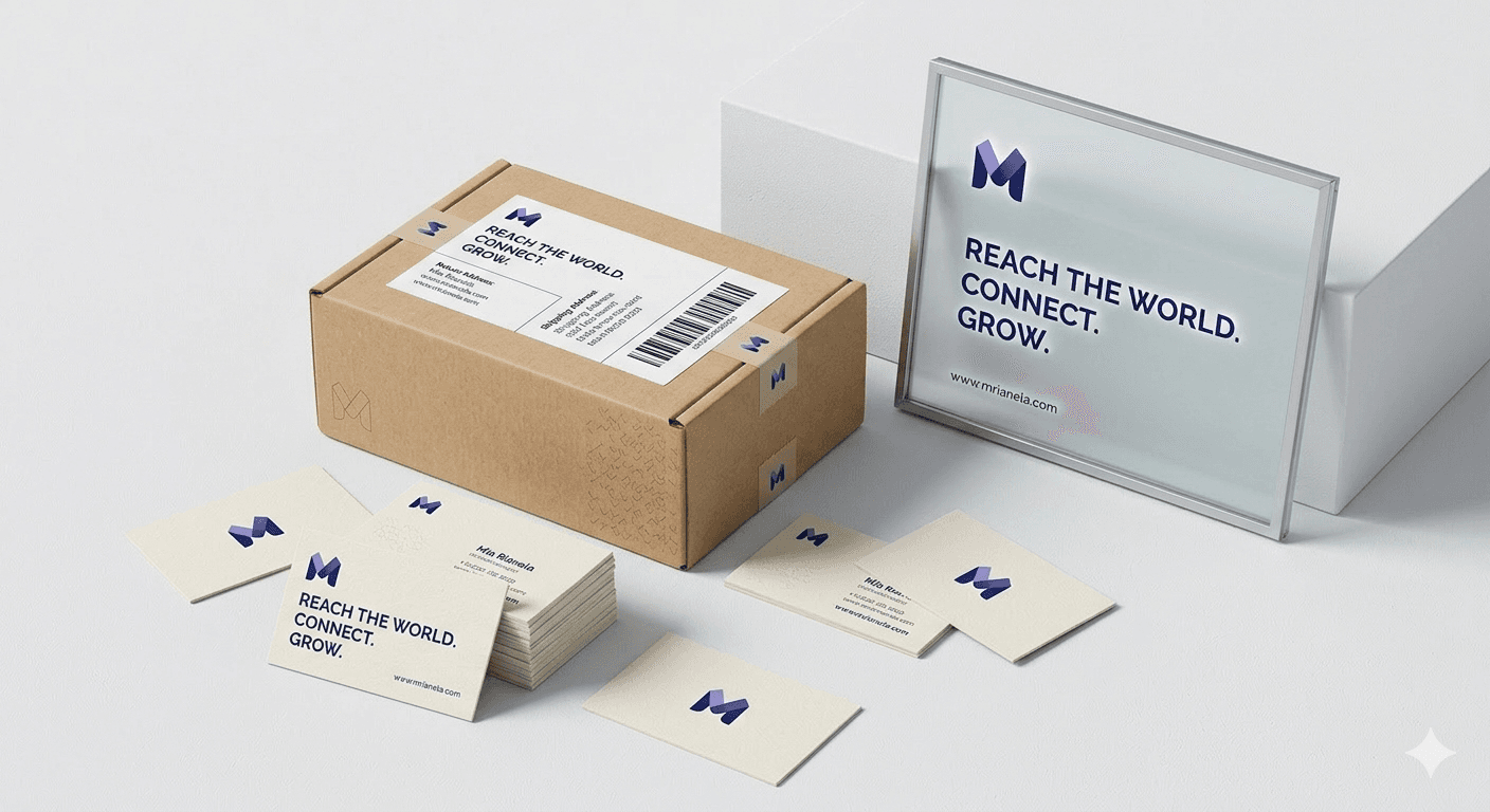 Physical Branding Signage, Banners, and Packaging Deliverables via tynk.in